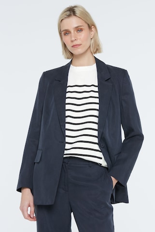 SENSES.THE LABEL Blazer in Blue: front