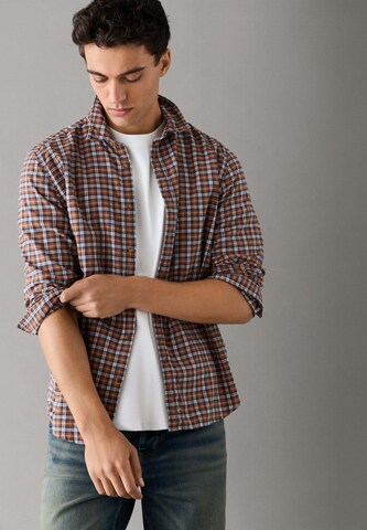 Pepe Jeans - Ajuste regular Camisa ' REBAY ' en naranja
