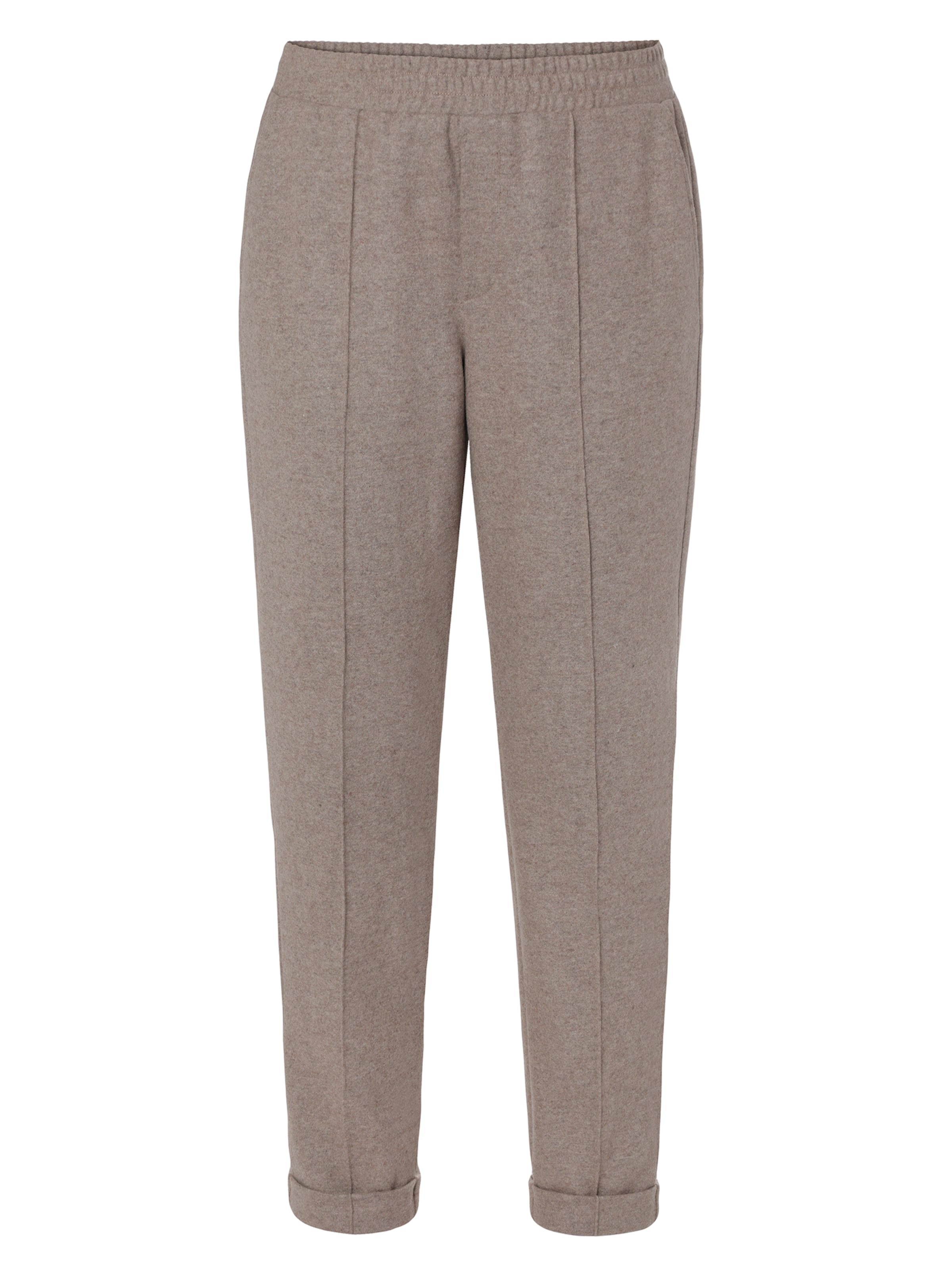 Effilé Pantalon 'SUMKO' TATUUM en beige : devant