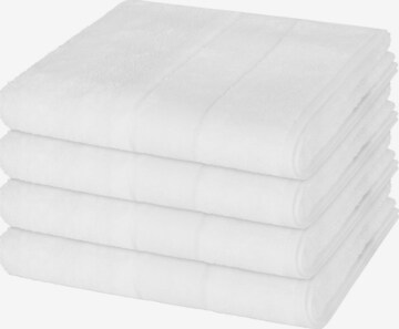 Cawö Towel 'Noblesse' in White: front