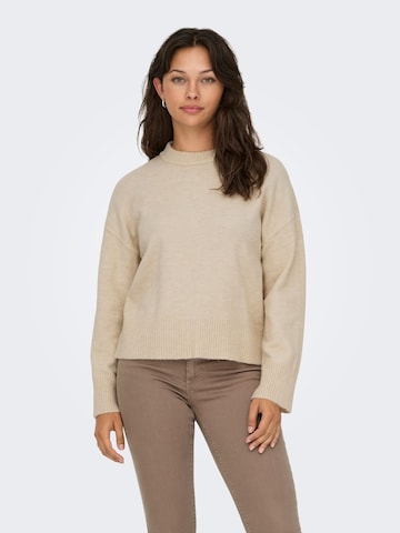 ONLY - Jersey 'ONLHOUSTON' en beige: frente