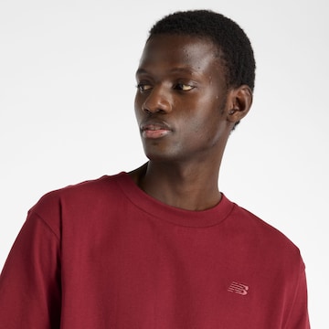 T-Shirt 'Athletics' new balance en rouge