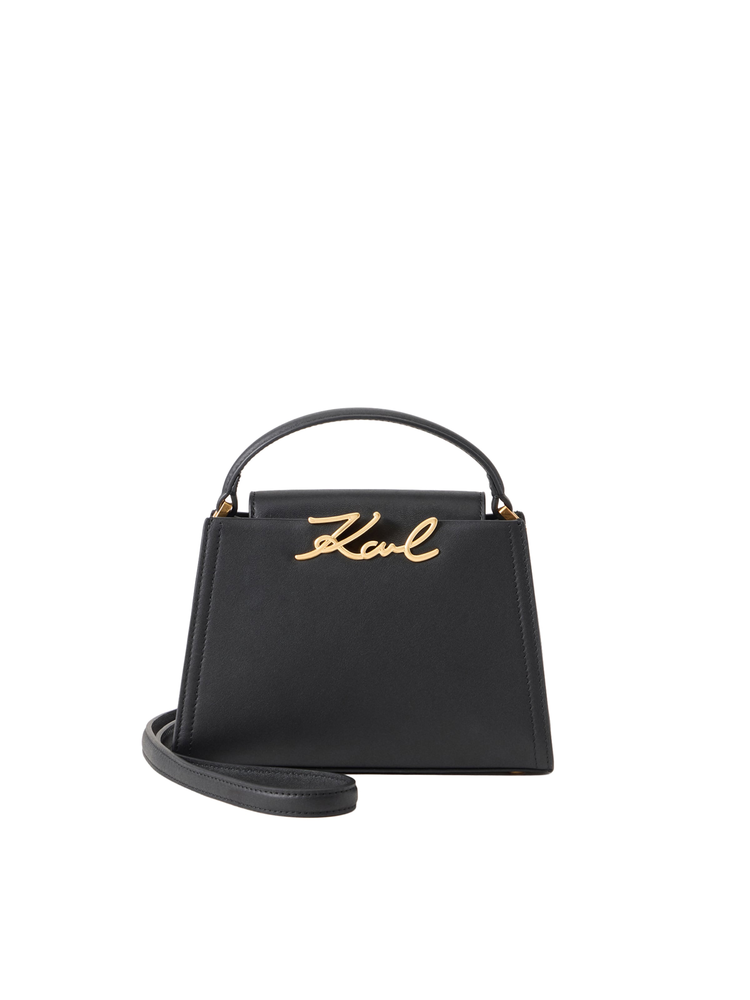 Karl Lagerfeld Handbag 'K/SIGNATURE' in Black: front