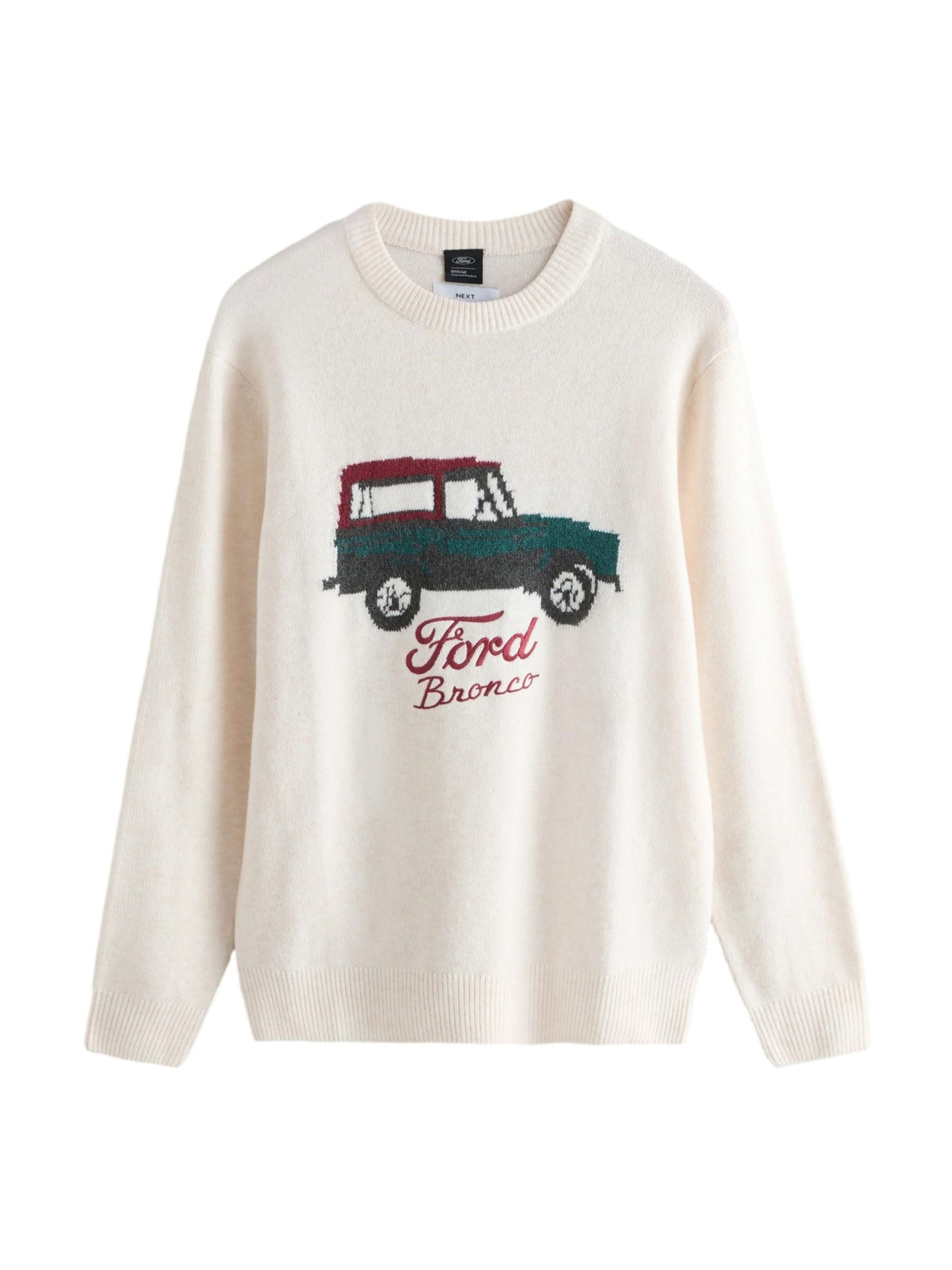 Pullover 'Ford Bronco' di Next in beige: frontale