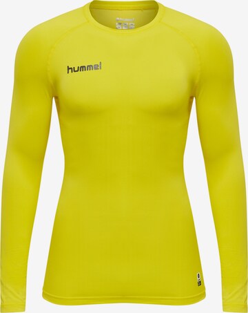 Hummel Base Layer i gul: forside