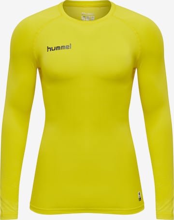 Hummel Base Layer in Yellow: front