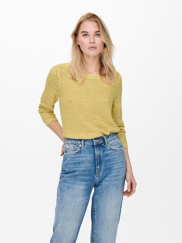 ONLY Sweater 'Geena' in Yellow: front