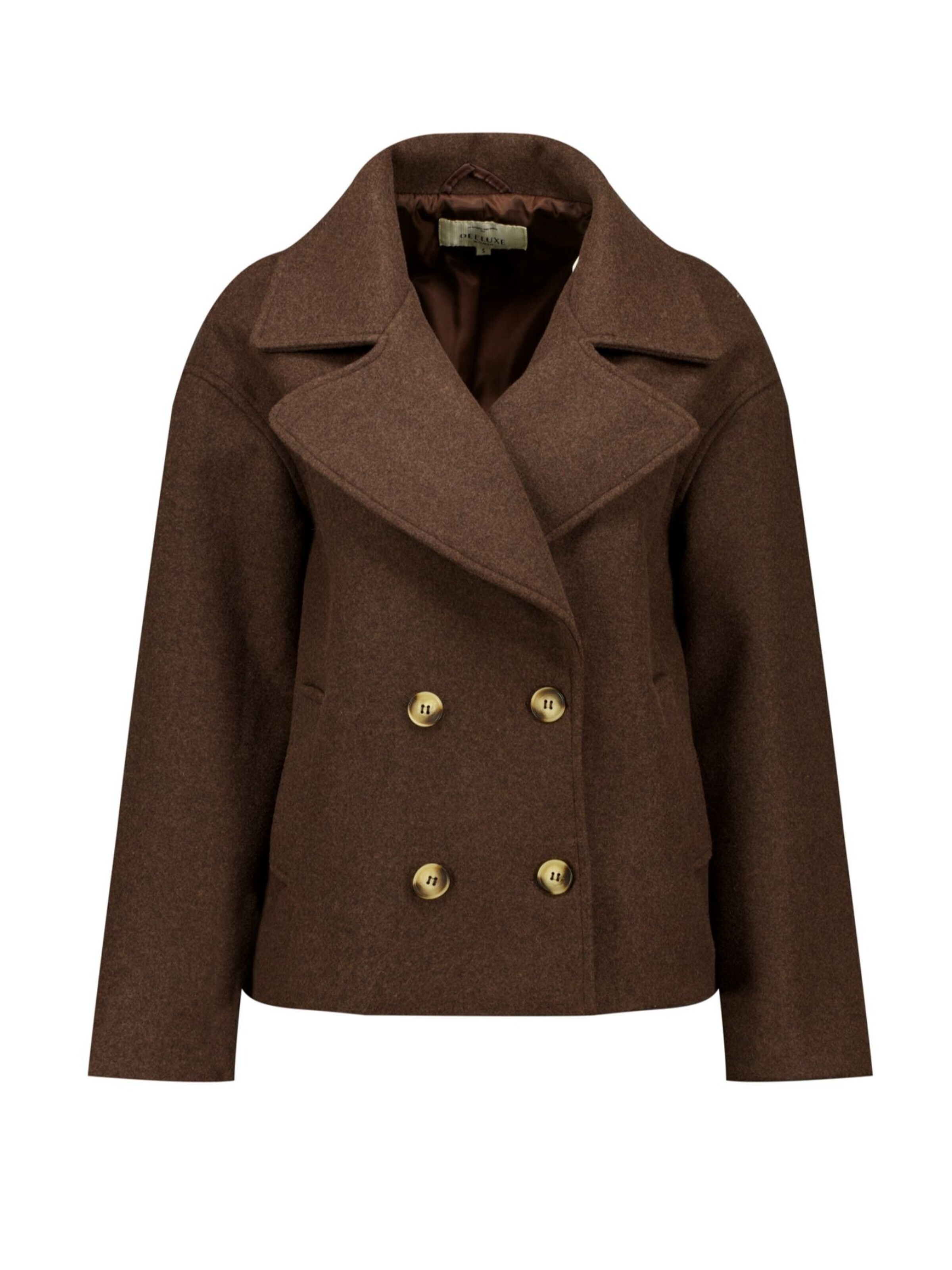 Manteau d’hiver Deeluxe en marron : devant