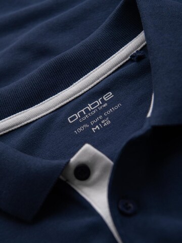 Ombre Shirt in Blauw