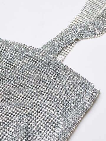 MANGO Top 'GRAYA' in Silber