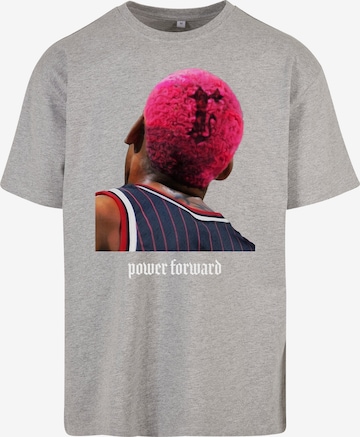 MT Upscale - Camiseta 'Power Forward' en gris: frente