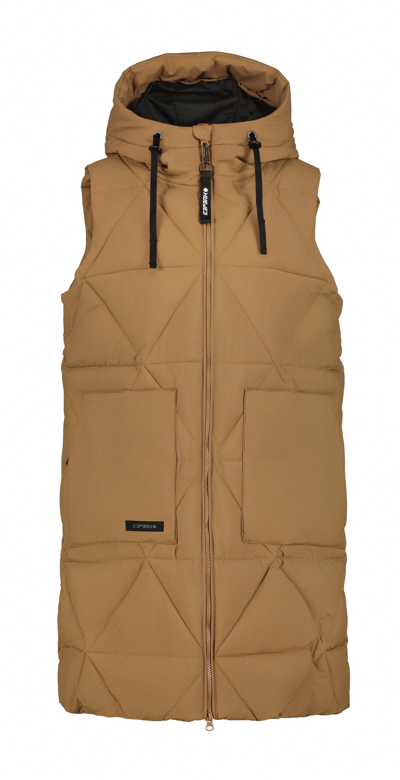 ICEPEAK Weste in Braun: Vorderseite
