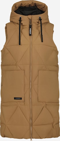 ICEPEAK Vest in Brown: front