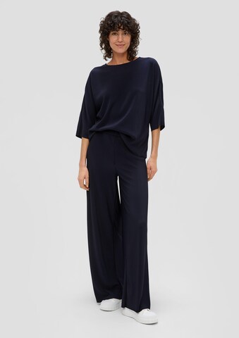 s.Oliver Wide leg Broek in Blauw