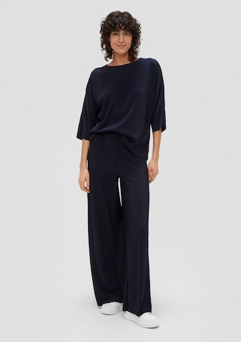 s.Oliver Wide Leg Hose in Blau