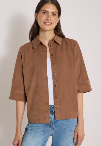 CECIL Bluse in Braun: Vorderseite