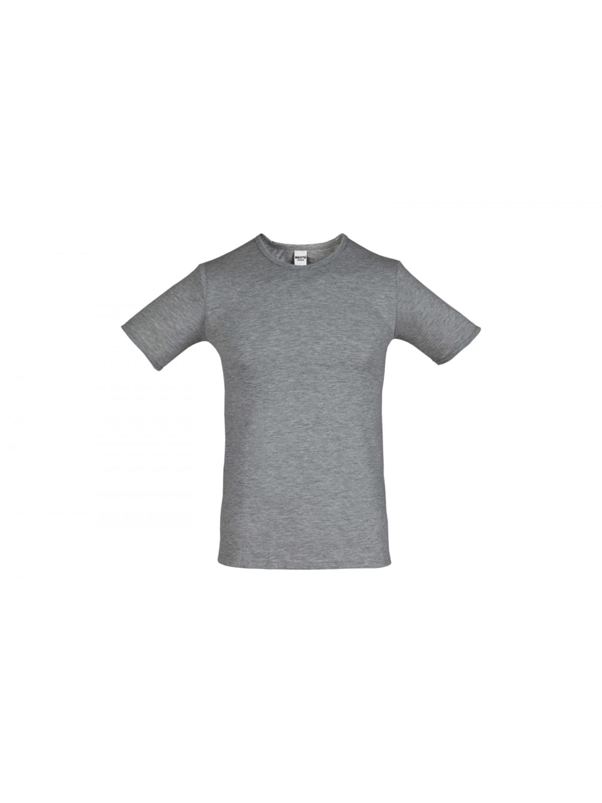 Maxte Undershirt 'BASIC MAX T-Shirt Men 5er Pack' in Grey