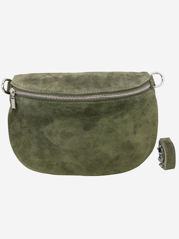 Brise Schultertasche 'Afia Suede' in Grün: Vorderseite