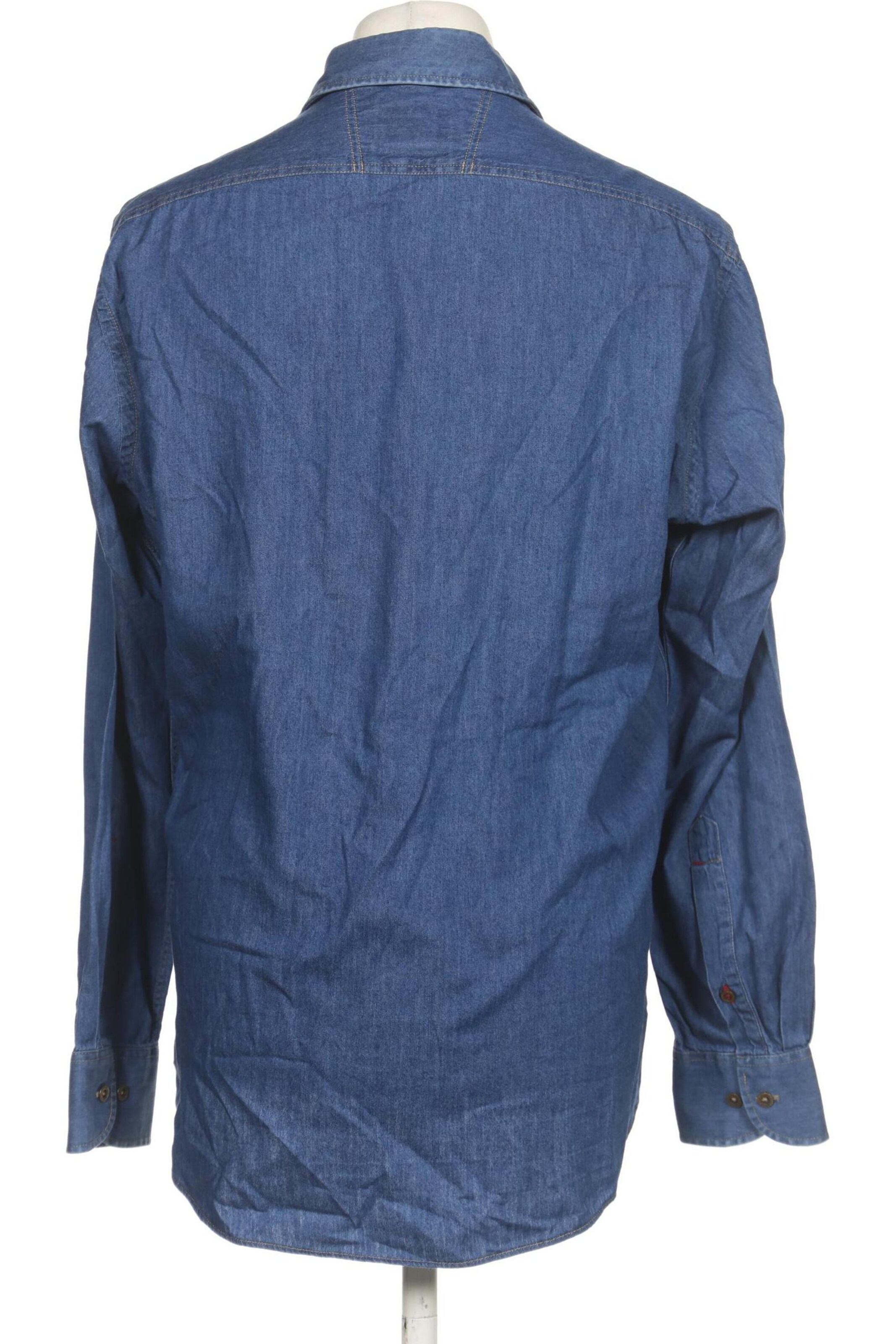 OLYMP Button Up Shirt in L in Blue