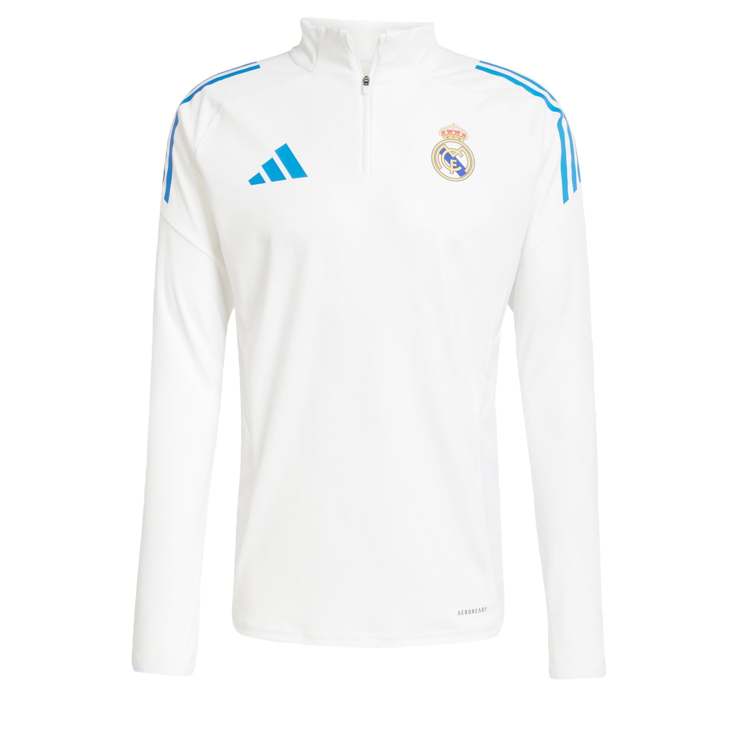 T-Shirt fonctionnel 'Real Madrid Tiro 25 Competition' ADIDAS PERFORMANCE en blanc : devant
