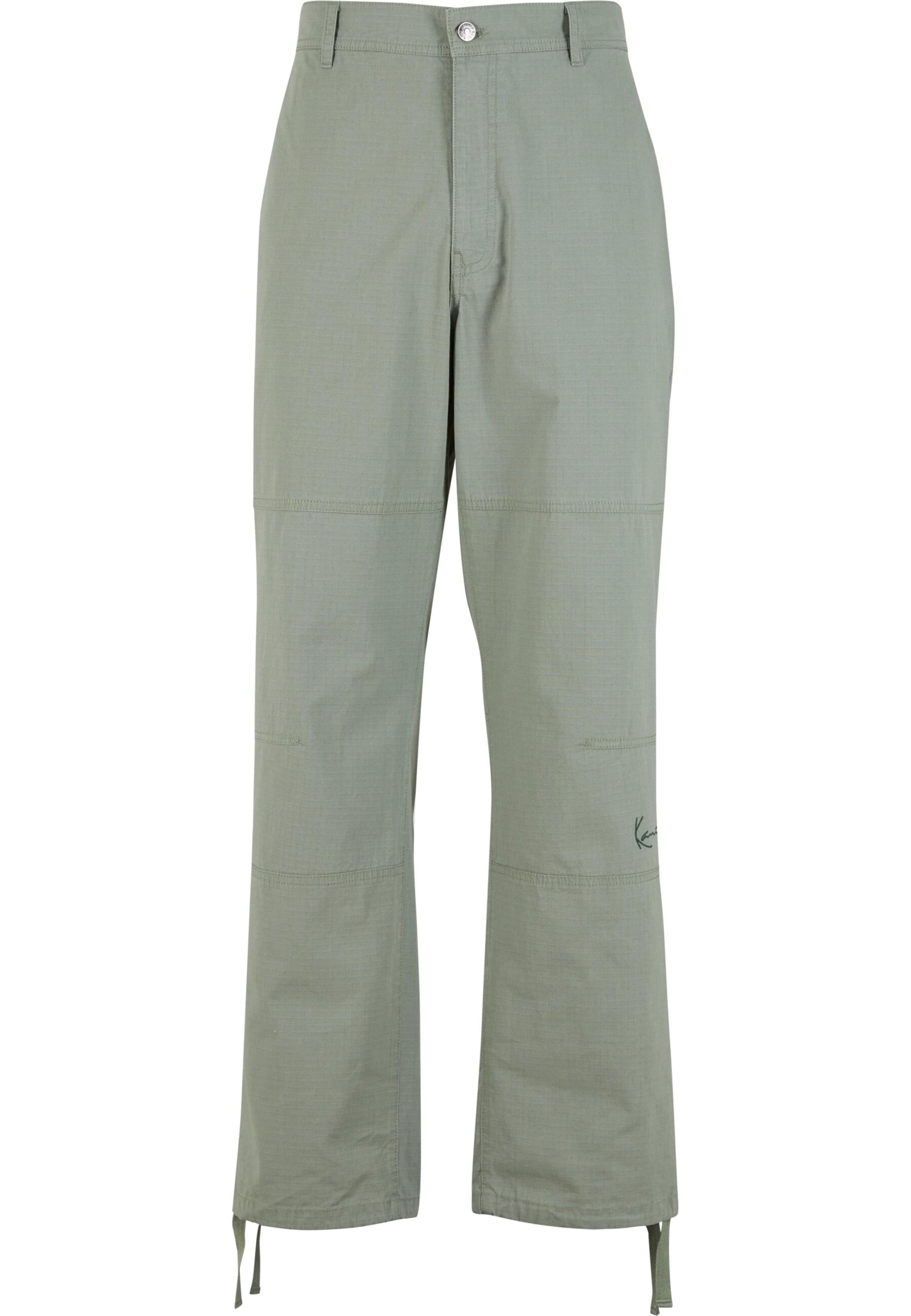 Regular Pantalon Karl Kani en vert : devant