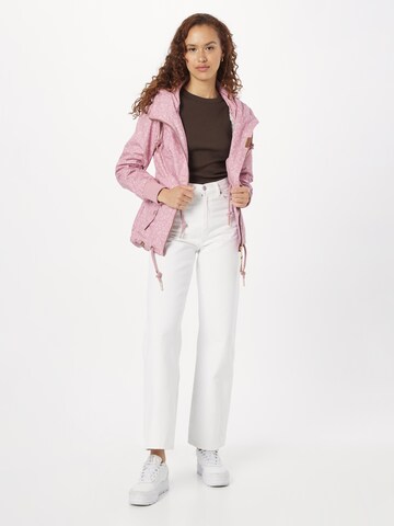 Ragwear Weatherproof jacket 'Danka' in Pink