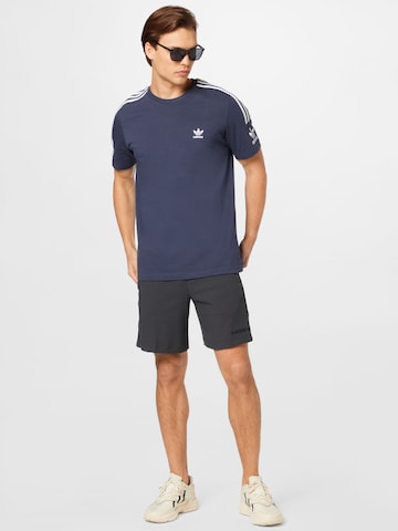 ADIDAS ORIGINALS T-Shirt 'Lock Up' in Blau