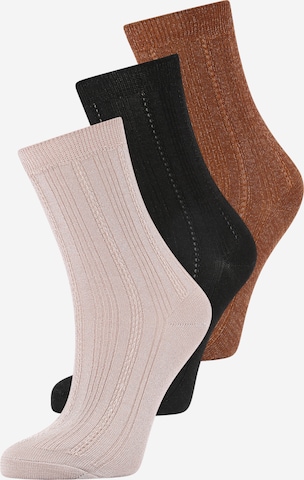 Regular Chaussettes BeckSöndergaard en marron : devant