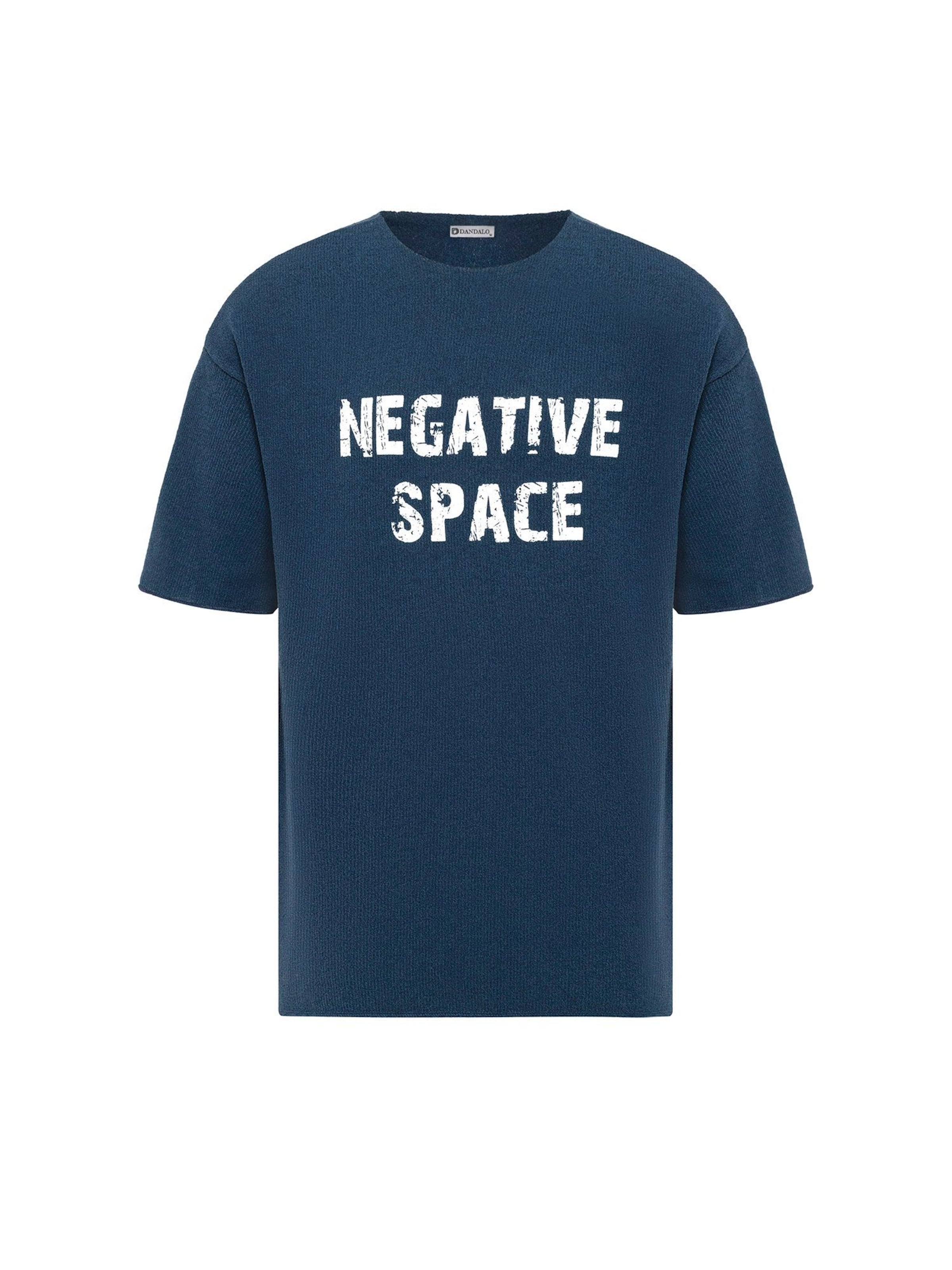 T-Shirt Dandalo en bleu : devant