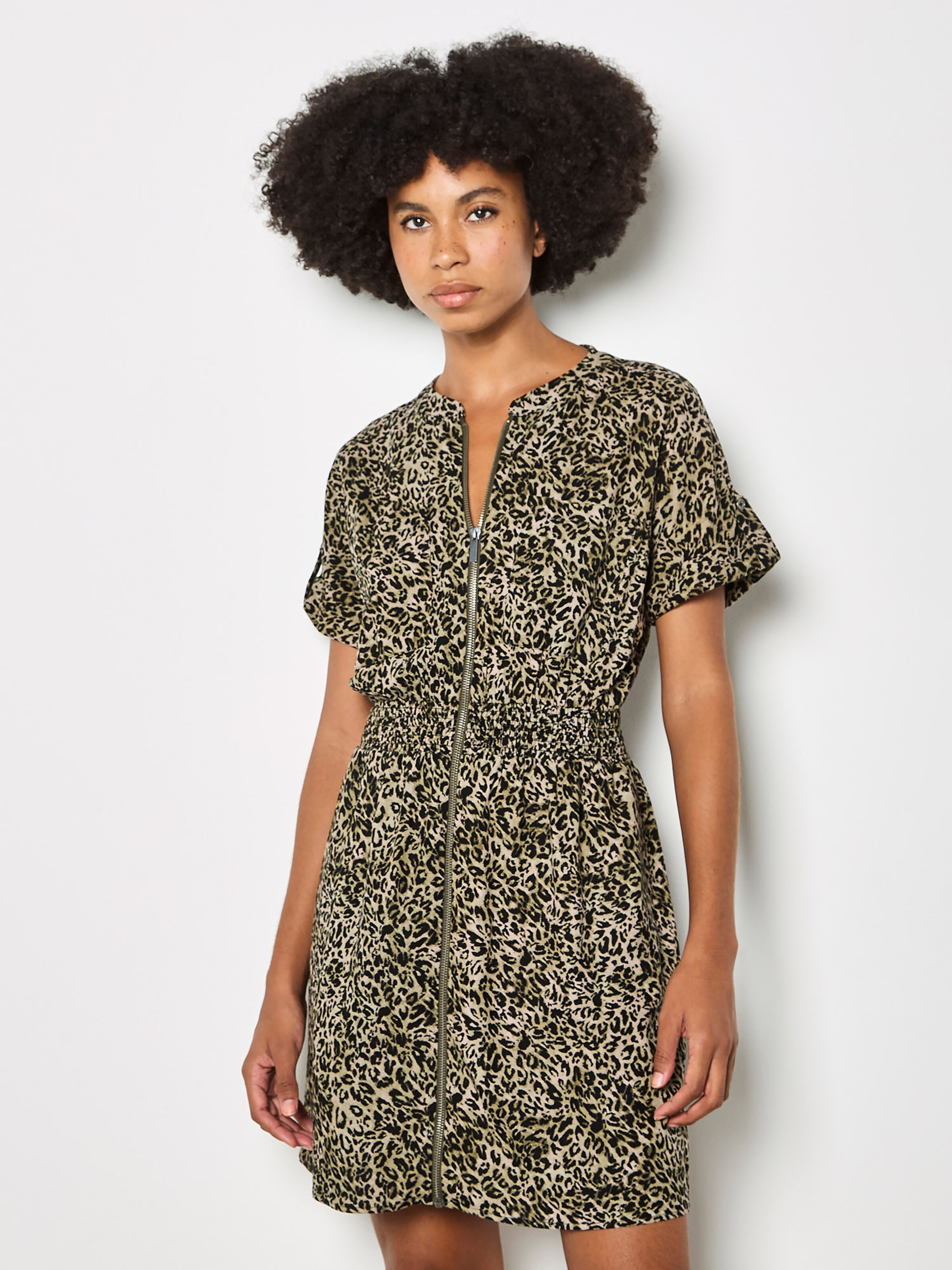 Apricot Dress ' ' in Green: front