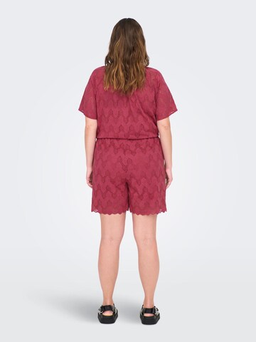 ONLY Carmakoma Regular Pants in Red