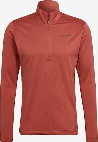 ADIDAS TERREX - Pullover desportivo 'Everyhike' em castanho: frente