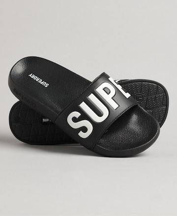 Superdry Badeschuh in Schwarz