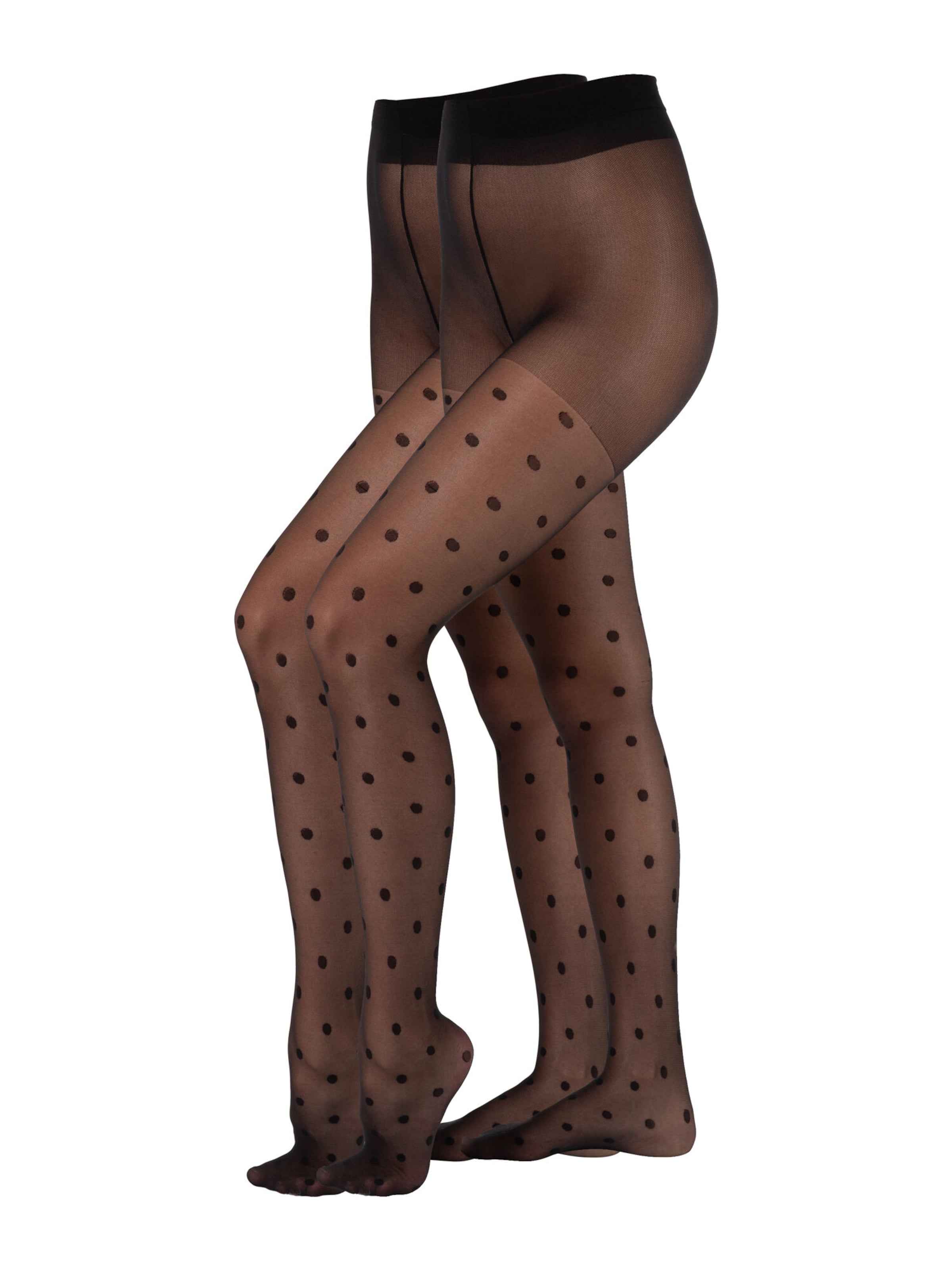 camano Feinstrumpfhose in Schwarz: Vorderseite