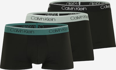 Calvin Klein Underwear Bokserice u menta / tamno zelena / crna / bijela, Pregled proizvoda