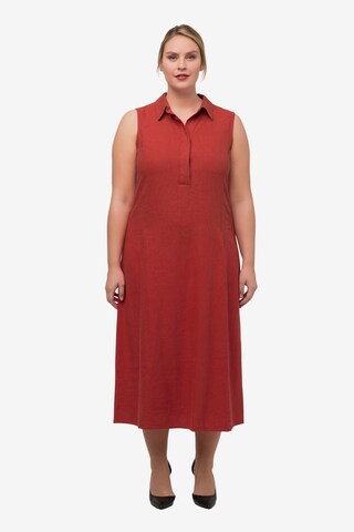 Ulla Popken Blusenkleid in Rot