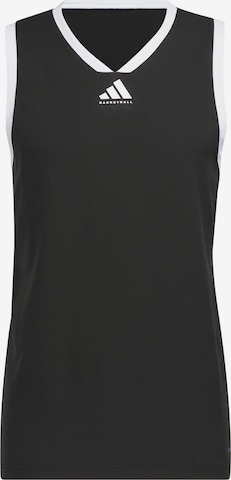 ADIDAS PERFORMANCE Functioneel shirt 'Crazy Lite' in Zwart: voorkant