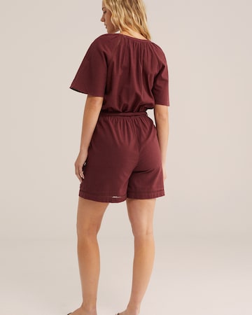 WE Fashion Ολόσωμη φόρμα σε κόκκινο