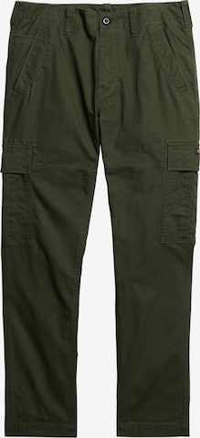 Superdry Regular Cargo Pants in Green: front