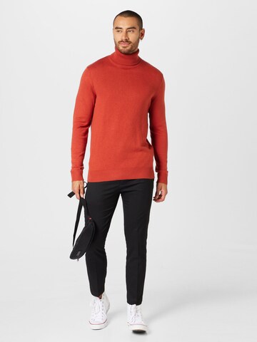 JACK & JONES Pullover 'Emil' in Braun