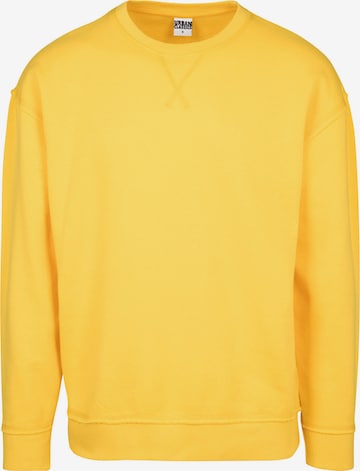 Urban Classics Sweatshirt in Geel: voorkant