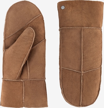 Roeckl Wanten ' OPPDAL ' in Beige: voorkant