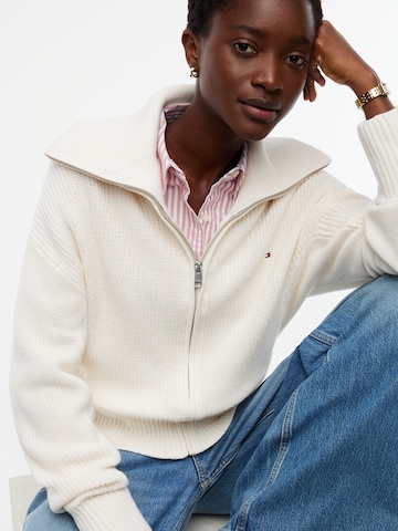 TOMMY HILFIGER Gebreid vest in Beige