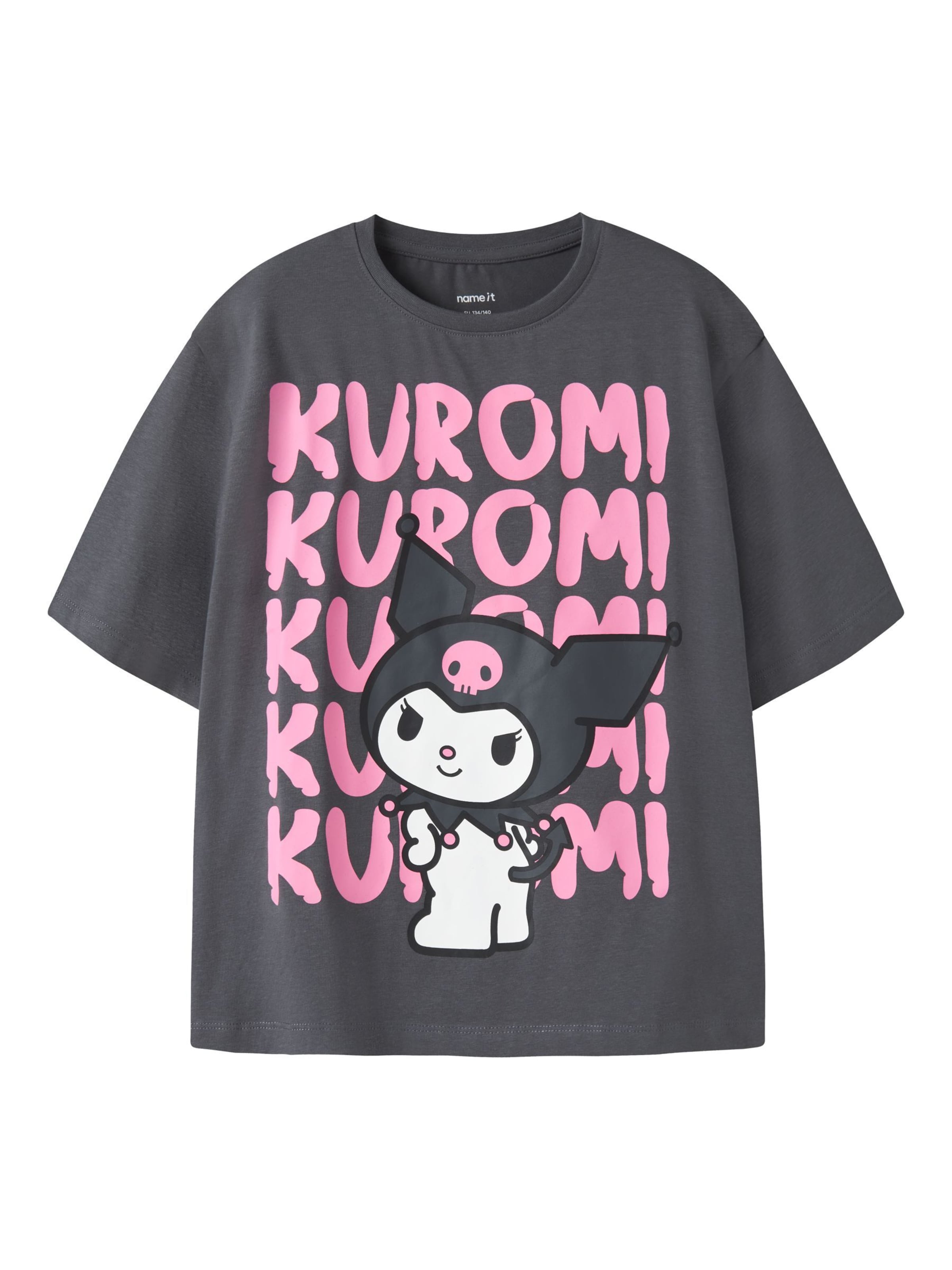 NAME IT - Camiseta en gris: frente