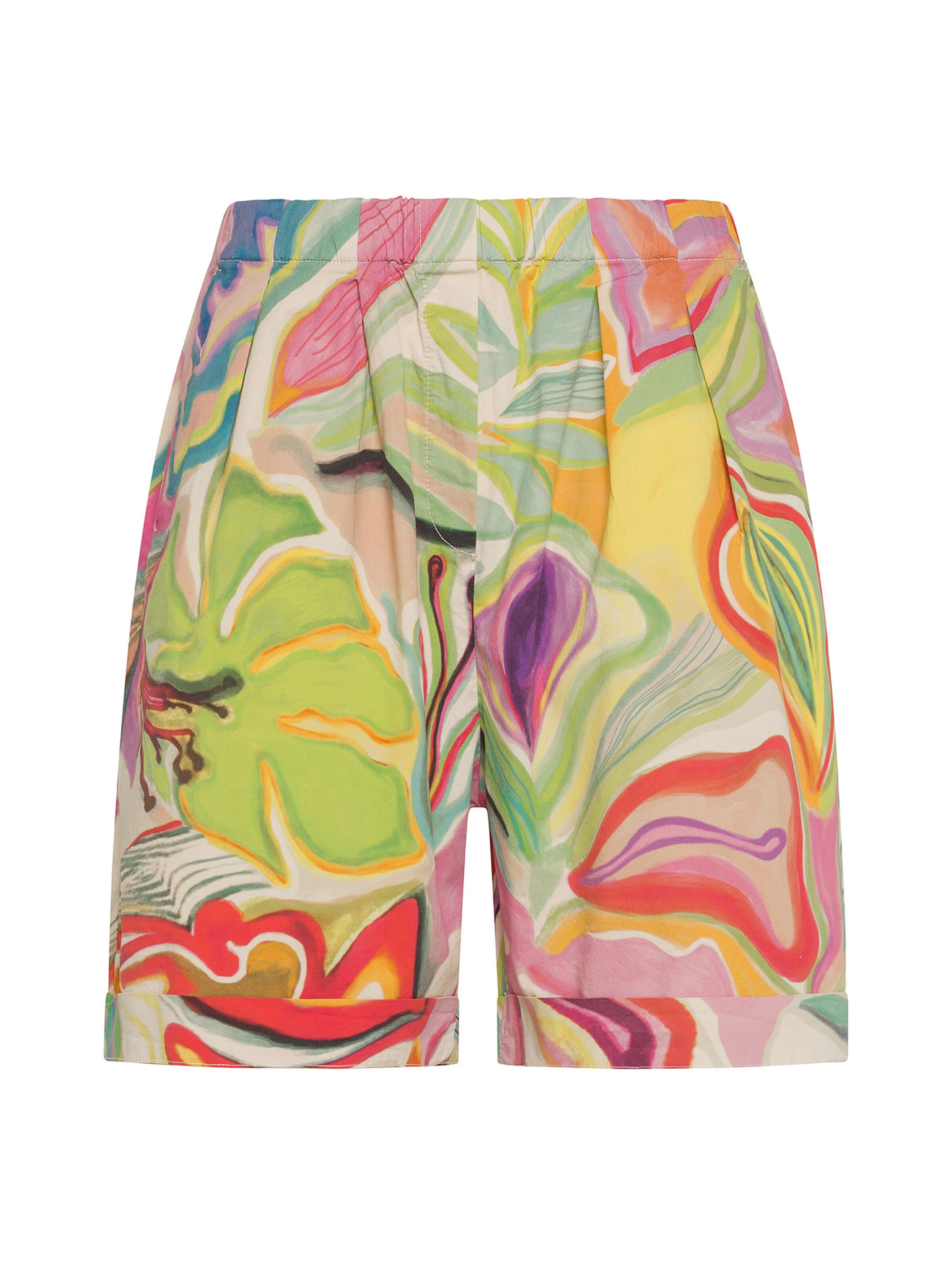 DEHA Loose fit Trousers in Green: front