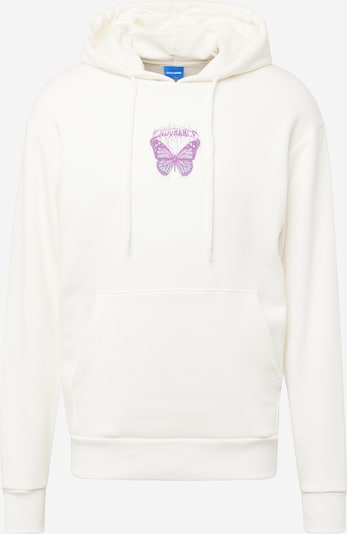 JACK & JONES Sweatshirt 'BRADLEY' em creme / orquídea, Vista do produto