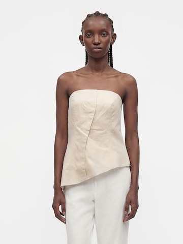 Haut 'SINA' TOPSHOP en gris : devant