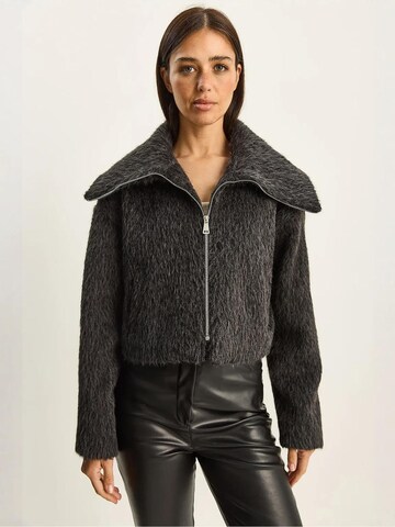 Cappotto di mezza stagione di Bianco Lucci in grigio: frontale