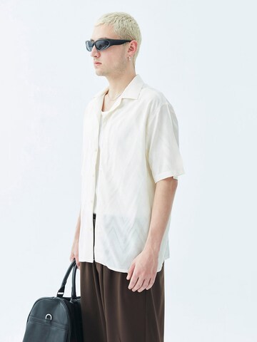 Comfort fit Camicia 'Birmingham' di VAMOS CLO in beige