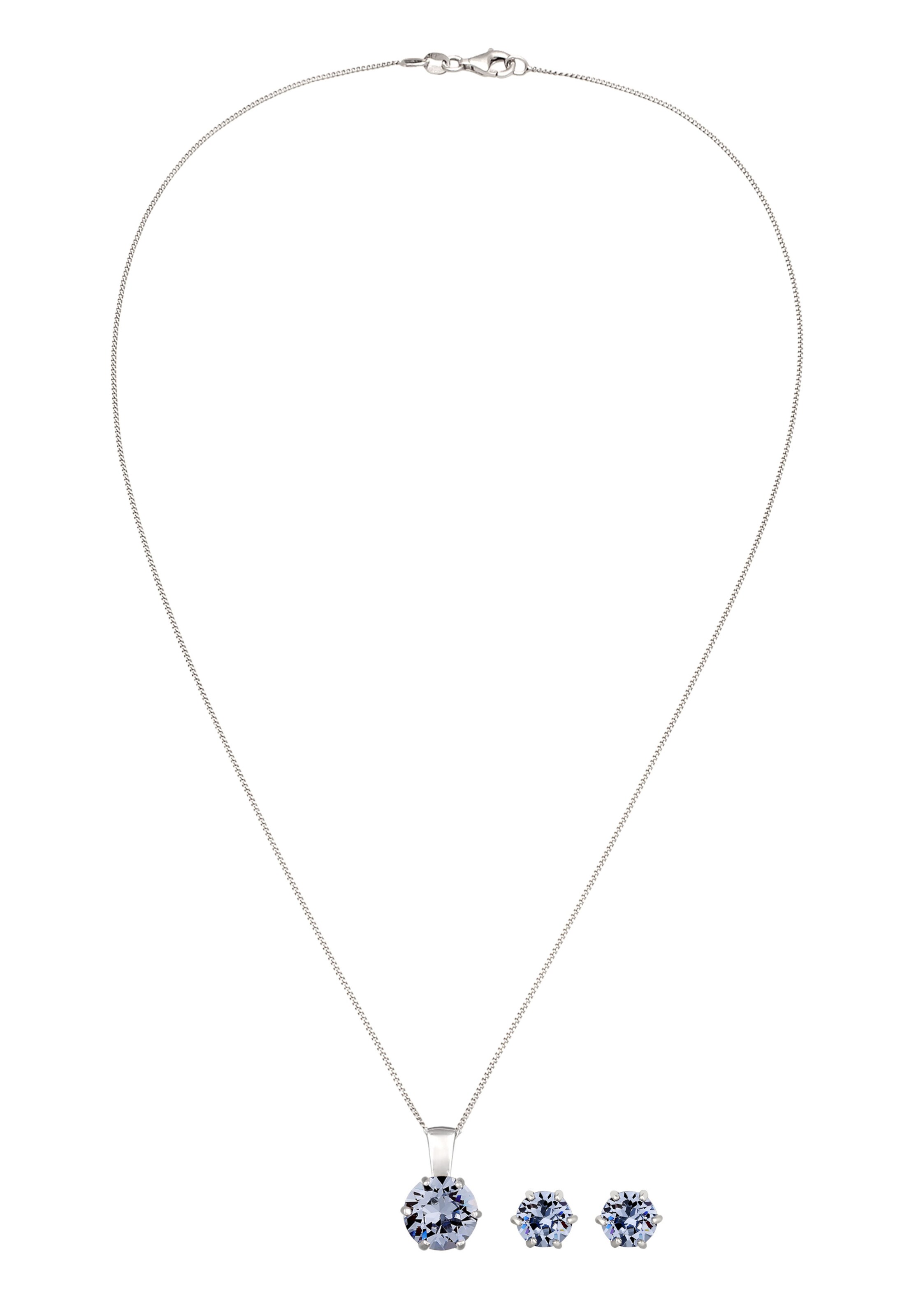 Parure de bijoux 'Kristall' ELLI en argent : devant